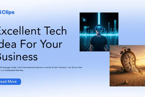 Tech Innovation Landing Page Template