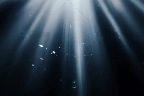 Ethereal Light Rays with Particles – Mystical Atmospheric Background
