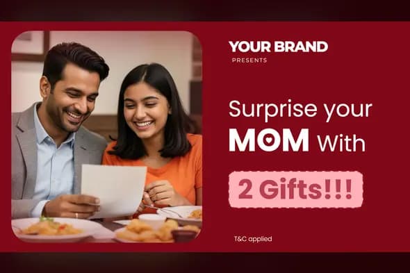 Mother's Day Gift Promotion Banner Template