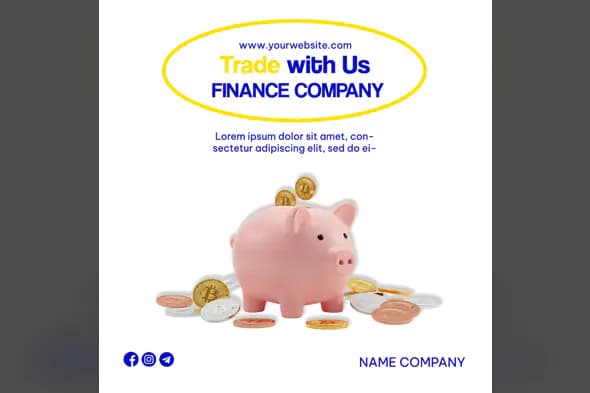 Finance Company Trading Promo Template