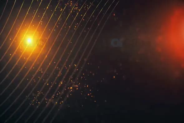 Elegant Glowing Light and Lines - Futuristic Motion Background