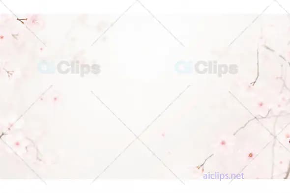 Soft Pink Cherry Blossom Background