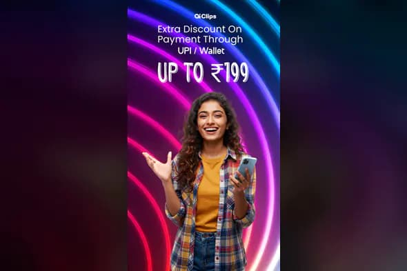 UPI & Wallet Payment Discount Promo Template