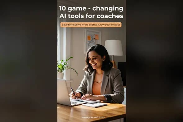 Enhanced AI Coaching Tools Promotional Template