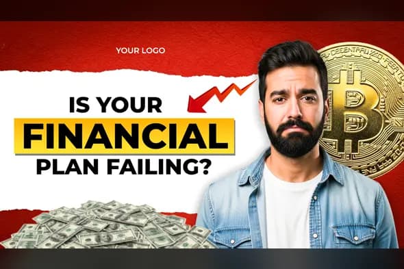 Crypto Investment Warning Thumbnail Template