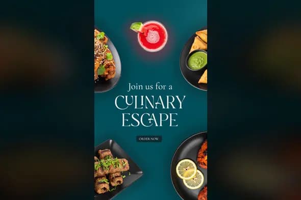 Premium Dining Promotional Template