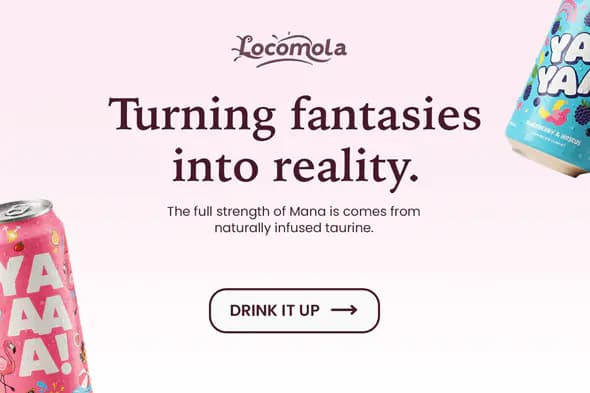 Locomola Beverage Ad Template