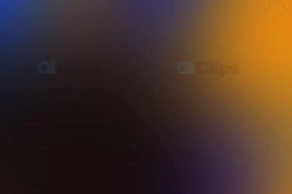 Deep Blue to Warm Orange Gradient Background
