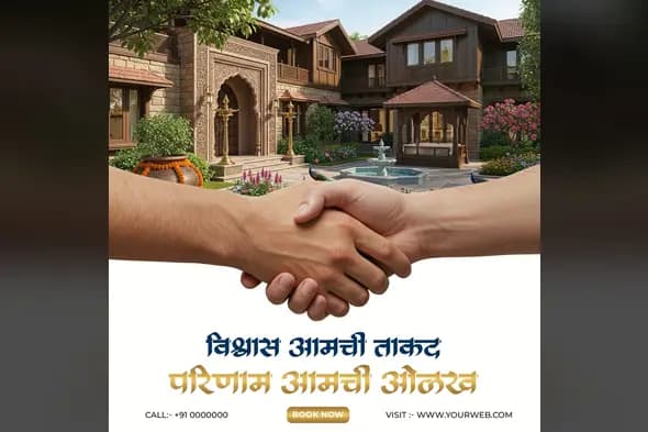 Marathi Luxury Villa Real Estate Deal Template