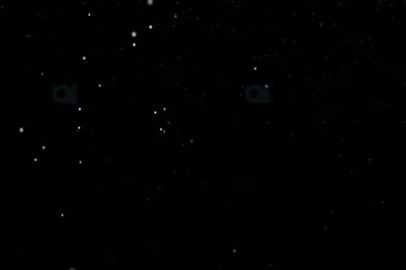 Subtle Floating Particle Overlay for Video Back