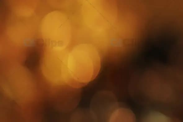 Warm Golden Bokeh Lights for Elegant Ambient Motion Graphics