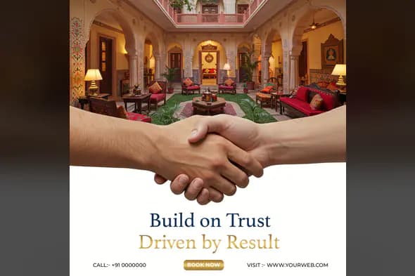 Luxury Heritage Hotel Advertisement Template