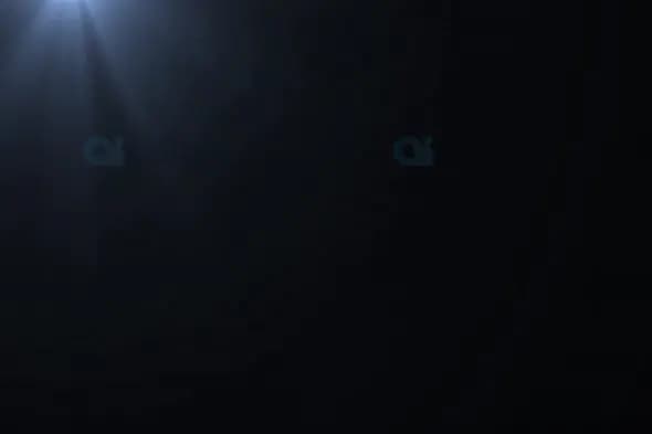 Soft Light Rays from Upper Corner - Minimalist Focused Lighting Effect