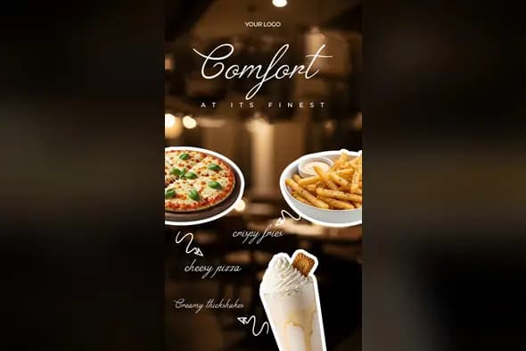 Delicious Comfort Food Ad Template