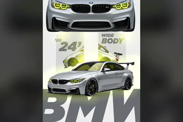Dynamic BMW Wide Body Showcase Template