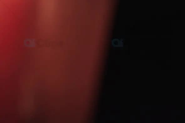 Deep Red and Black Light Leak with Soft Blur