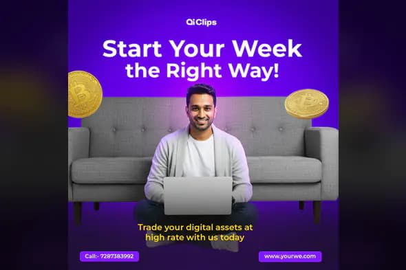 digital resource Trading Promotion Template