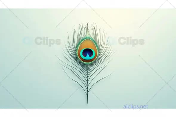 Elegant Peacock Feather Design