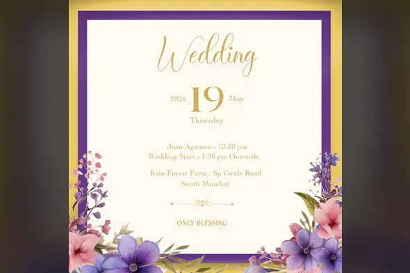 Wedding Invitation Template
