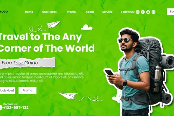 Global Adventure Travel Landing Page