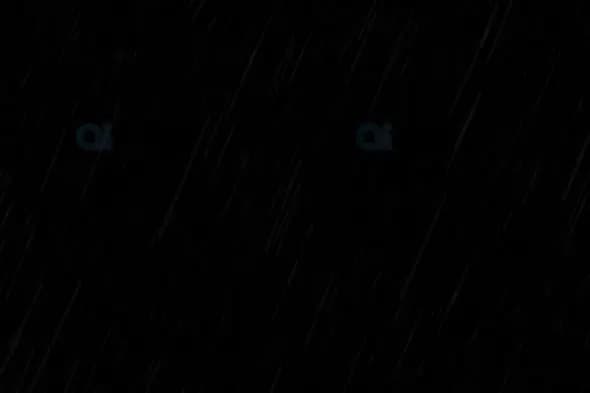 Diagonal Rainfall Against Dark Background - Cinematic Weather Effect