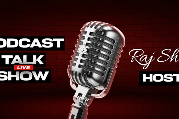 Podcast Talk Show Banner Design