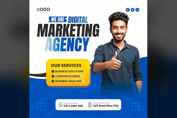 Digital Marketing Agency Promotional Template