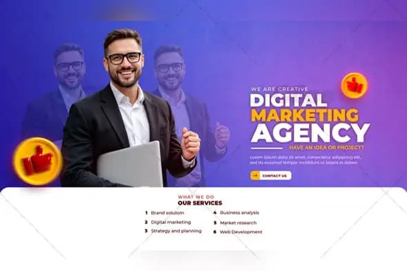 Digital Marketing Agency Ad  Poster