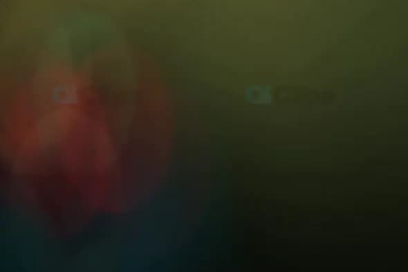 Muted Red and Green Bokeh Lights for Minimalist Motion Graphics