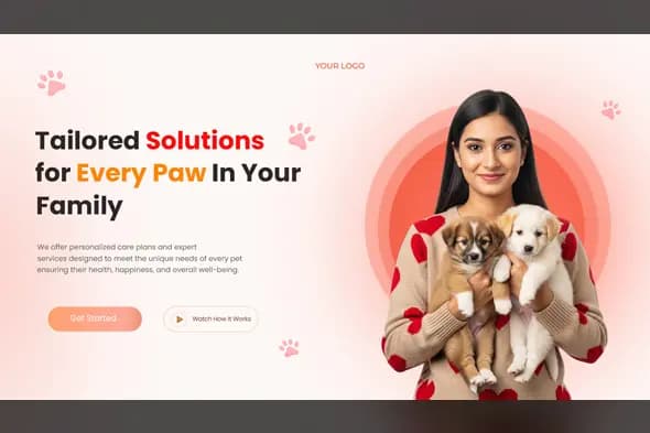 Comprehensive Pet Care Ad Template