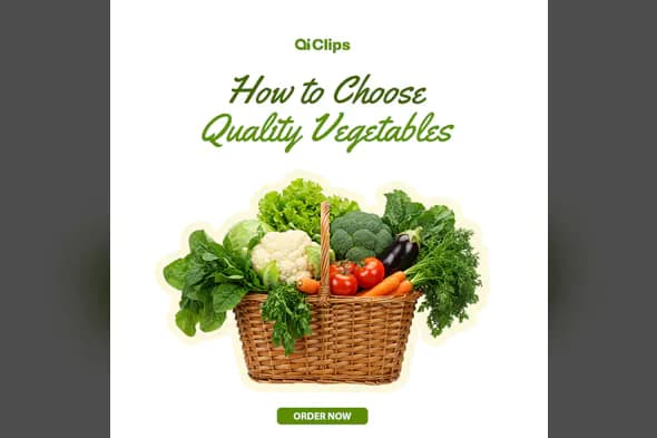 Fresh Vegetable Selection Guide Template
