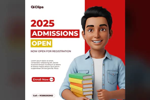 2025 Academic Admissions Announcement Template