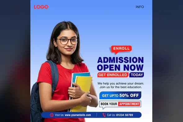Educational Enrollment Campaign Template