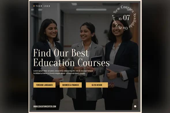 Professional Education Course Promo Template