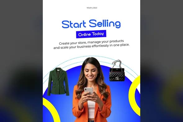 E-commerce & Online Selling Ad Template