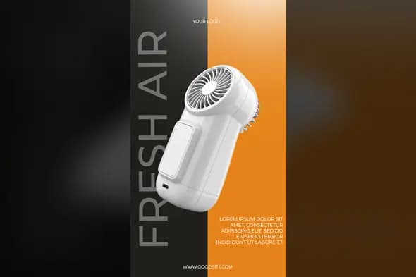 Sleek Handheld Fan Promo Story Template