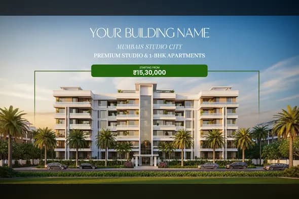 Mumbai Studio Apartment Marketing Template