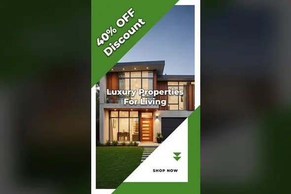 Modern Luxury Real Estate Social Media Story Template