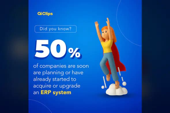 Enhanced ERP System Adoption Infographic Template