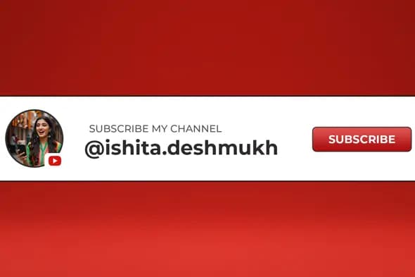 YouTube Subscribe PSD Template