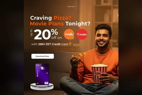 Credit Card Lifestyle Offer Ad Template