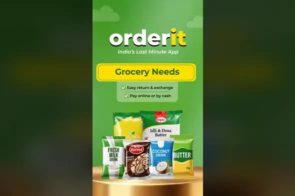 Grocery Delivery App Mobile Template