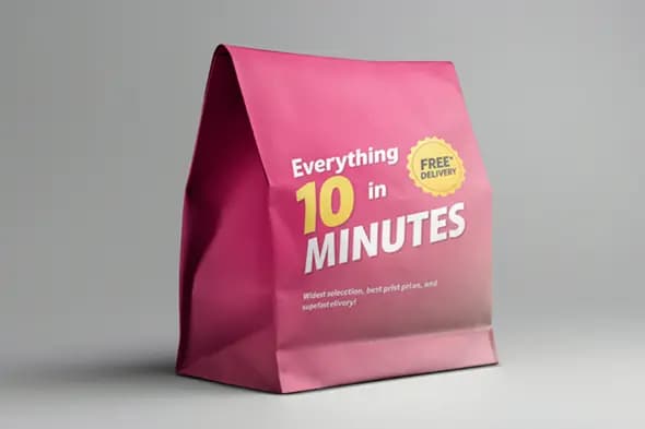 Delivery Bag Mockup