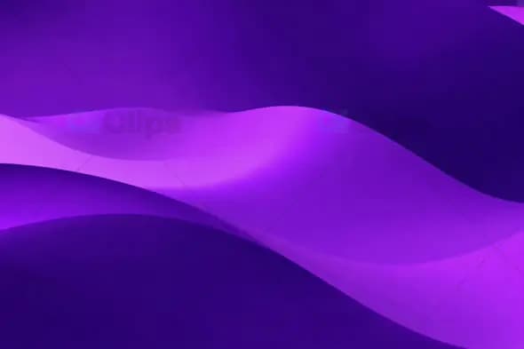 Abstract Flowing Purple Wave Background
