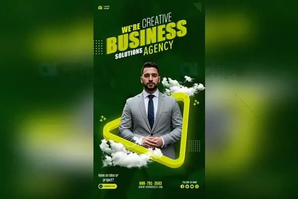 Creative Business Agency Story Template PSD