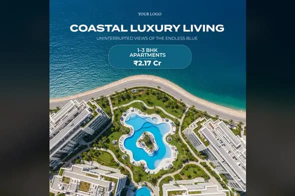 Luxury Seaside Real Estate Promo Template