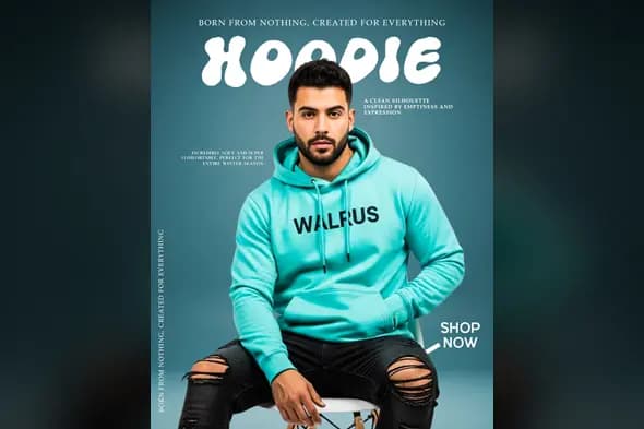 Modern Urban Hoodie Ad Template