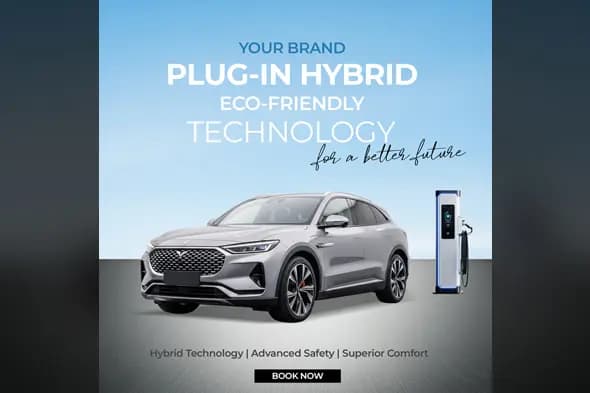 Plug-In Hybrid Vehicle Social Media Ad