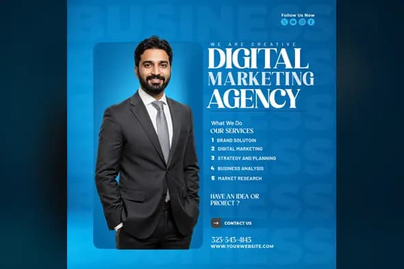 Corporate Digital Marketing Agency Template