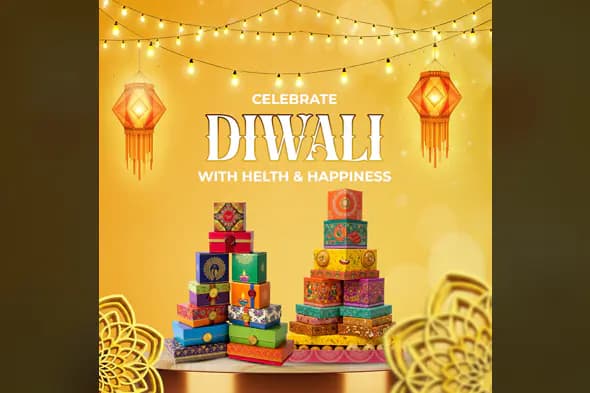 Festive Diwali Gift Box Promotion Template